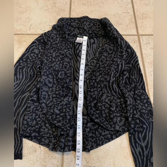 Style & Co. Petite Animal Print Cardigan - Size M/M - Picture 5 of 5